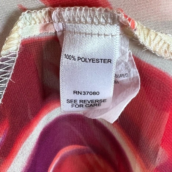 Cato semi sheer wrap in fall colors size large - Picture 7 of 7